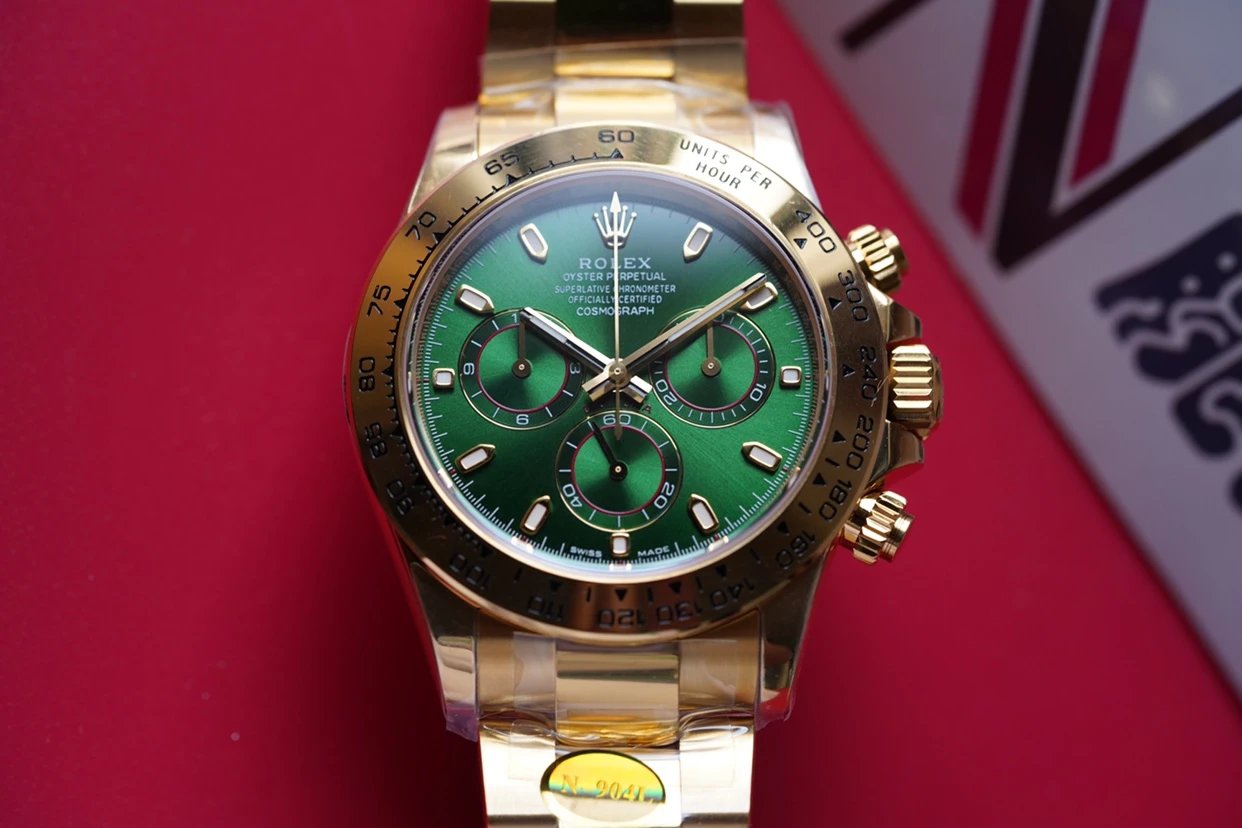N厂劳力士宇宙计型迪通拿116508金绿迪男士机械手表复刻表