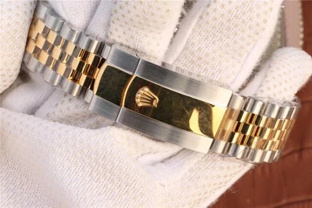 EW厂劳士日志型系列41mm男士腕表，1:1原版开模3235自动机械机芯41毫米间金男手表