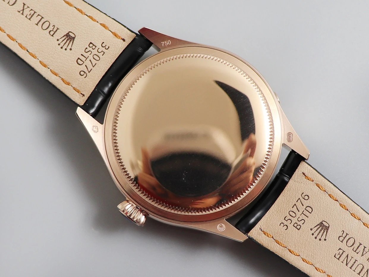 ZZ厂劳力切利尼系列50535月相腕表全玫瑰金，红金技术